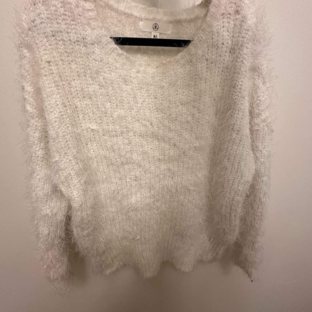 Cozy White Sweater